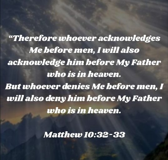 All Confessing By Me Before Men